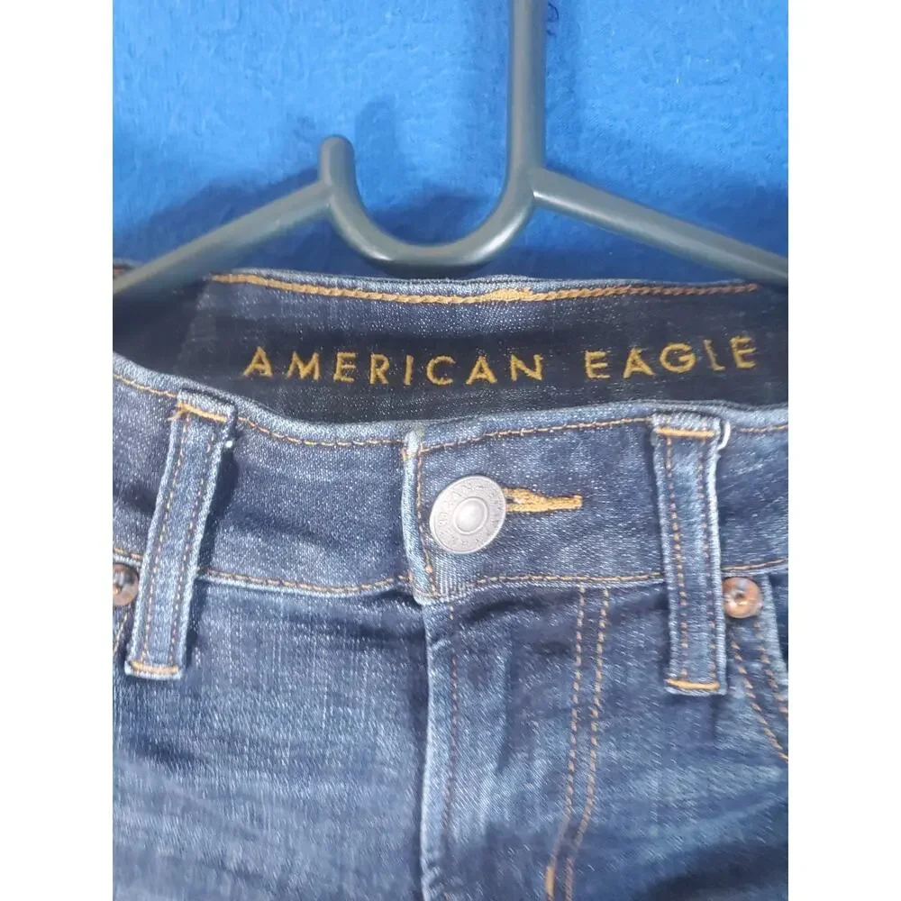 American Eagle Ne(x)t Level Flex Skinny Distressed Women's Denim Jeans Size 28 - Picture 3 of 16